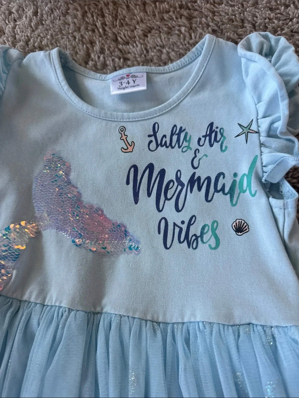 Mermaid vibes dress - Picture 2 of 3